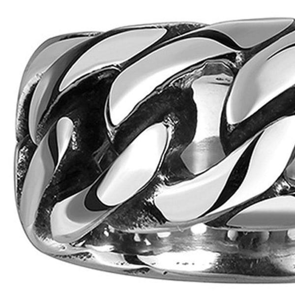 Män Ring Geometrisk Kedja Smycken Elektropläterad Långvarig Ring För Dating US 10
