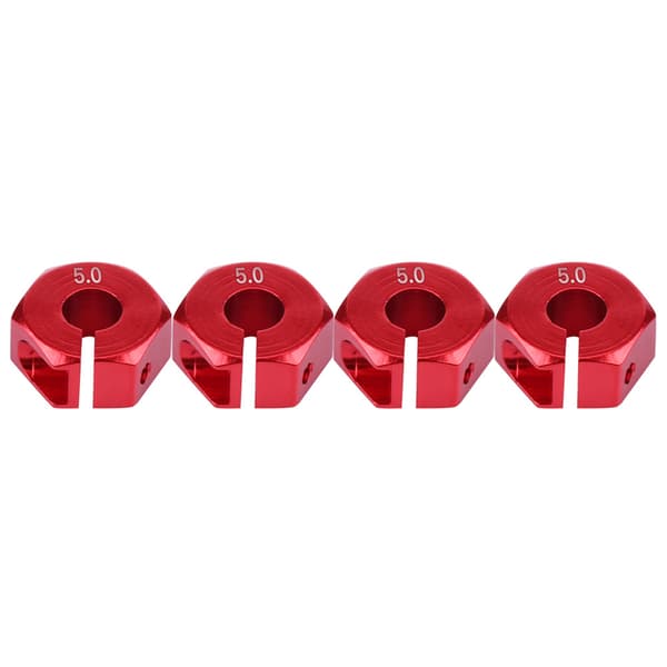 Universal Hex-navadapter til HSP Sakura 1/10 skala RC-bil (rød)