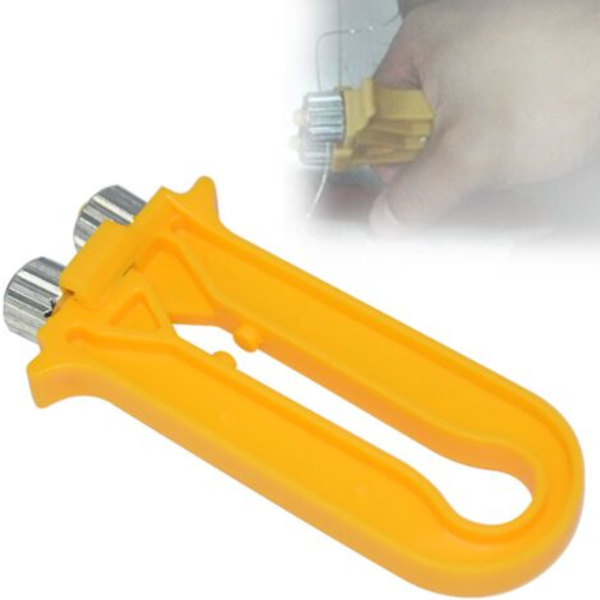 Biodling Bee Wire Kabelsträckare Crimper Wire Sträckare Crimptång Biodlingsutrustning för bikupa Ram 2st yello