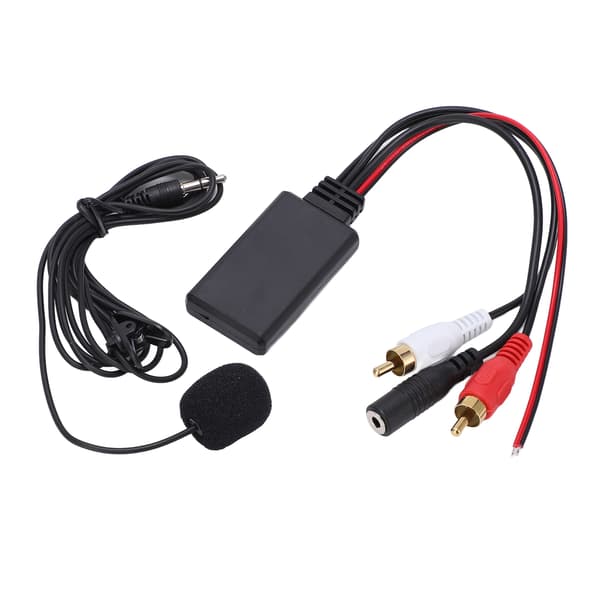 Bluetooth 5.0 langaton AUX-sovitin mikrofonilla Pioneer 2RCA -audioportille