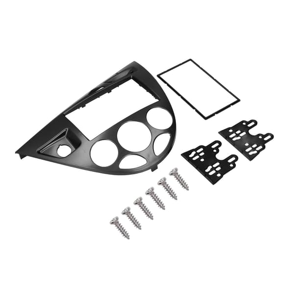 2DIN Audio CD DVD Panel Dashborddekorasjon Plug and Play Erstatning for Focus 1998-2006 Svart
