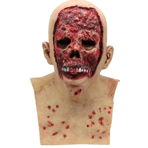 Nahaton veren kasvot zombi zombie maski verenvuoto naamio lateksipäähineet Halloween koriste rekvisiitta