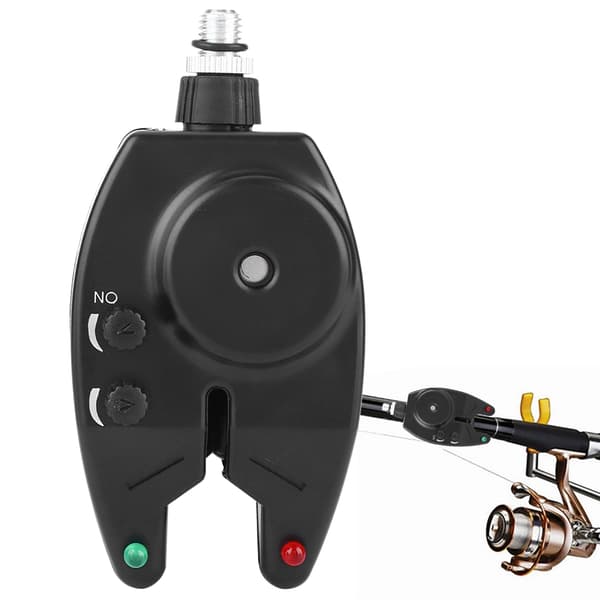LED Elektronisk Fiske Bite Alarm Lydvarsling Indikatorlys
