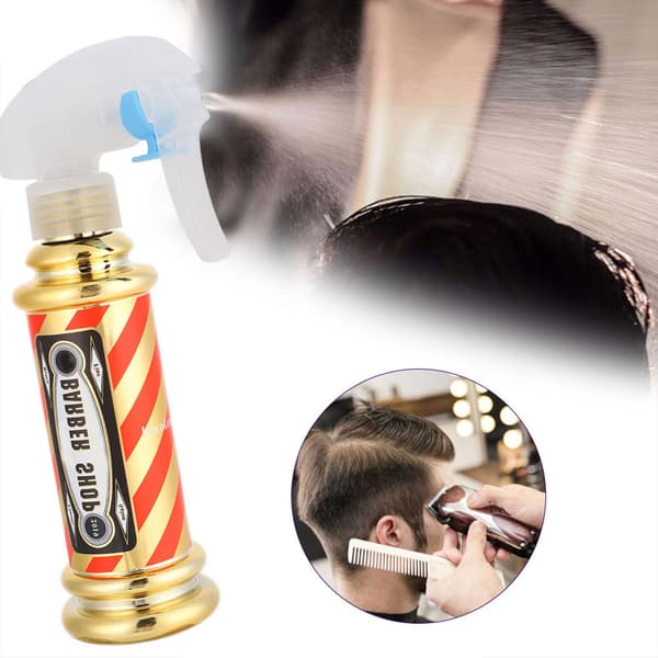 Professionel Hårstyling Vandforstøverflaske 150ml Guld Salonbrug