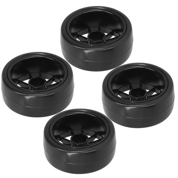 4 stk. aluminiumslegering driftdekk RC biltilbehør passer til WPL D12 1/10 RC lastebil 63MM