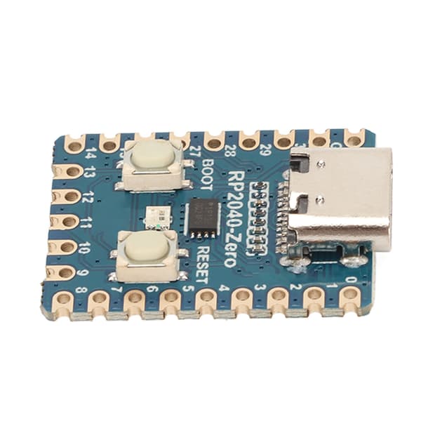 Mikrokontroller Mini Utviklingskort RP2040 Chip Dual Core Prosessor Støtte C C++ Python for Raspberry Pi