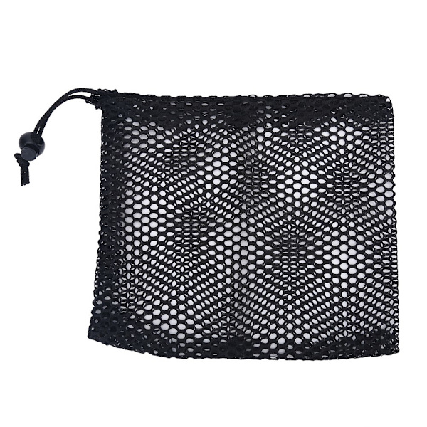 Mesh Golfbold Opbevaringspose Sort Medium