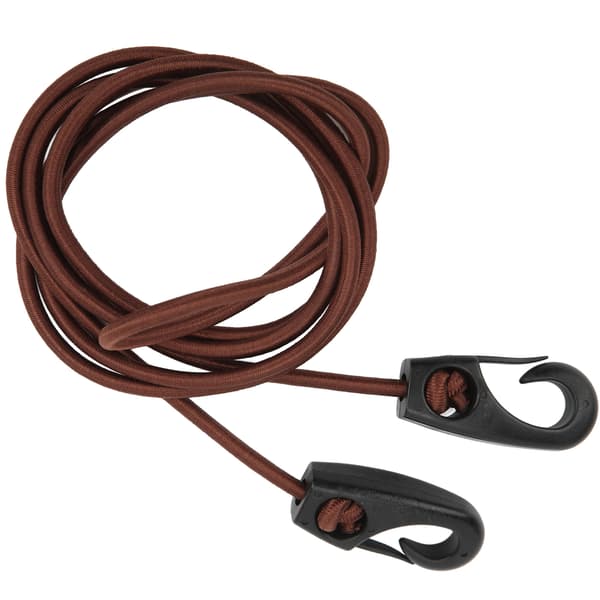 Brun Elastisk Bungee Snöre Stretch Rep för Kajak Kanot Båt