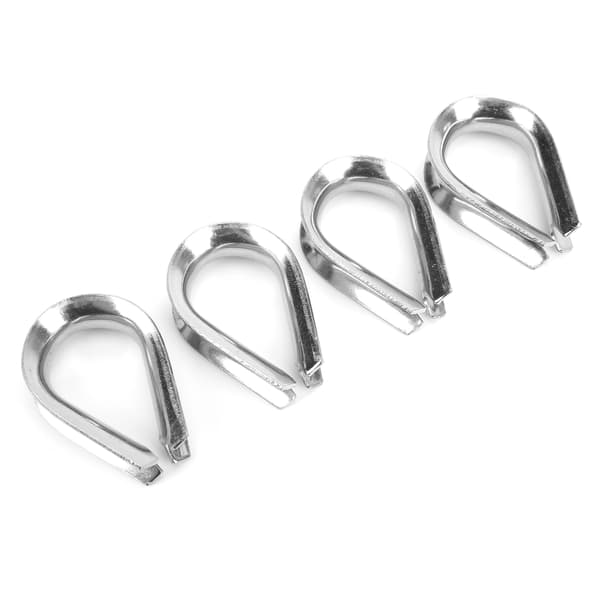 M12 rustfri stålwirekaus 12 mm til 1/2 tomme diameter kabel