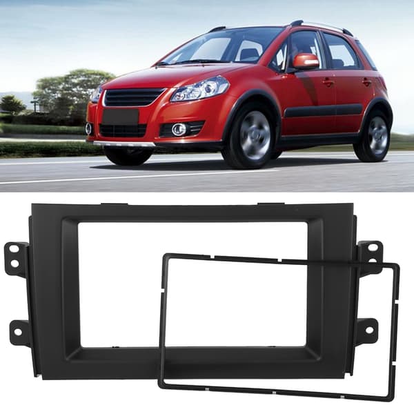 Bil DVD Radio Stereo Montering Modifiering Trim Panel Fascia Ram Kit Passar för Suzuki SX4