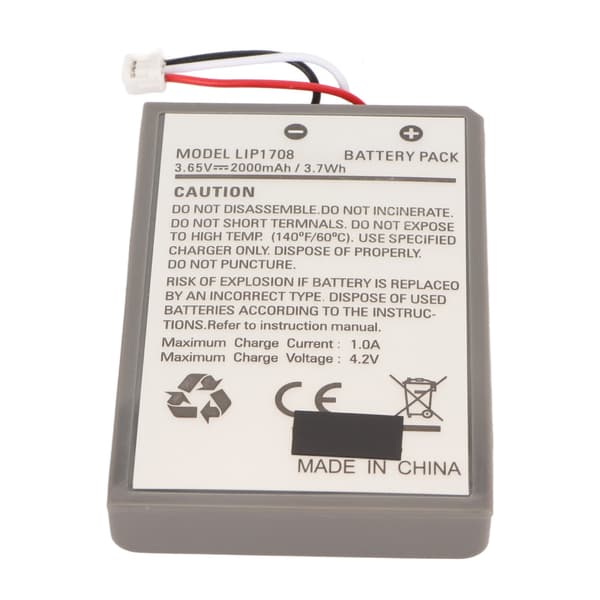 LIP1708 2000mAh erstatningsbatteri til PS5 trådløs controller CFI-ZCT1W