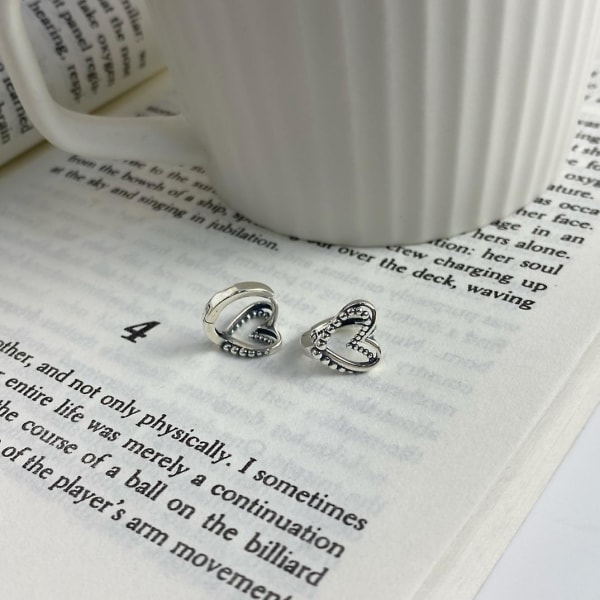 Örhänge Heart Stud Daily Outfit Modesmycken Ac5200