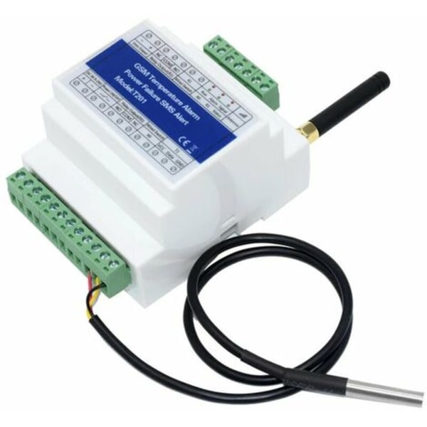 Annat hemautomationstillbehör T201 GSM fjärrreläbrytare åtkomstkontroll GSM 2G/3G/4G Temperaturlarm Power