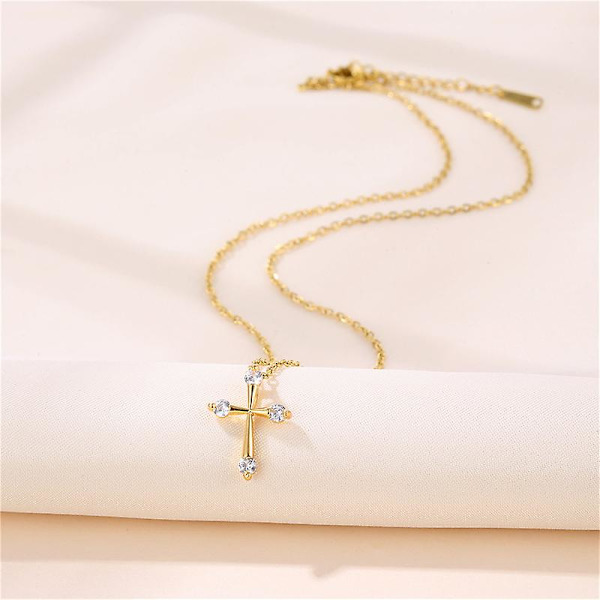 Kaulakoru Daily Outfit Cross Girls&#39; Muotikorut Ac2843