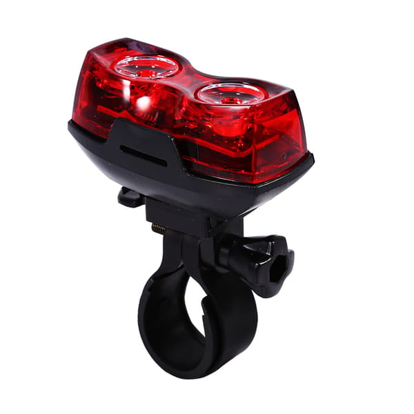 2 LED Cykel Baglygte Lys Cykelsikkerhed Bageste Advarselslampe