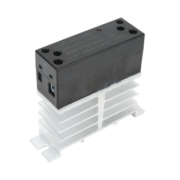 BERM AC til AC Solid State Relæ ABS Aluminium Legering Input 70-280V Output 24-480V Relæmodul til Motorstyring