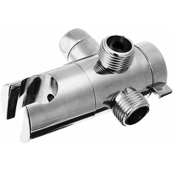 Way Shower Arm Diverter 1/2" Universal Brusehoved Holder Spray Tee Outlet Vandudskiller 3 Way Diverter Cradle Badeværelse