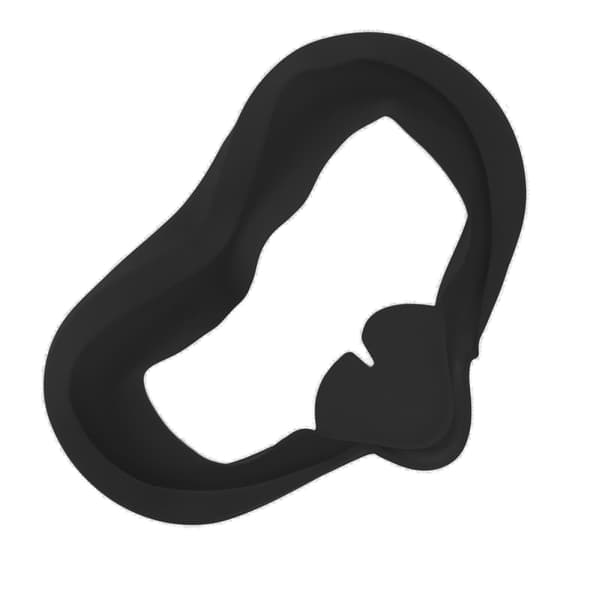 Oculus Quest 2 VR Silikone Ansigtsbetræk Sort Anti-sved Åndbar