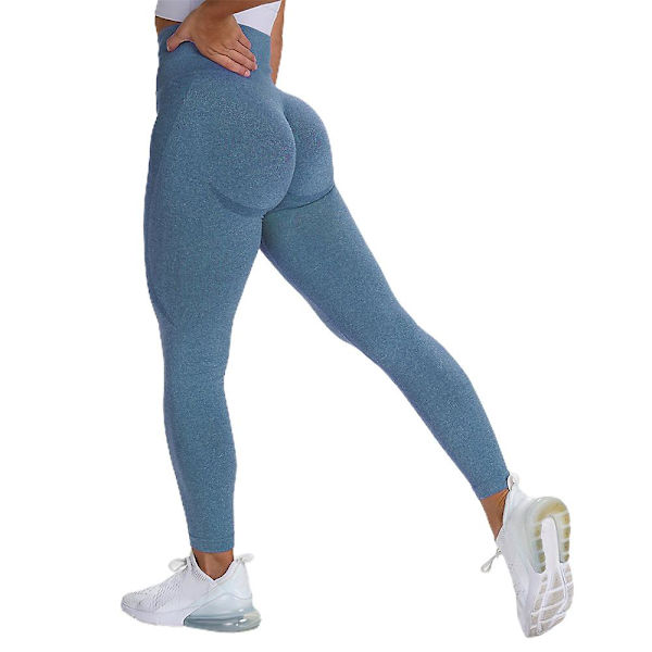 stramme yogabukser til kvinder Blue M