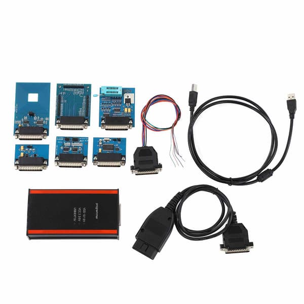 IPROG Pro 2019 V85 Programmeringssett med komplette adaptere for Windows XP Vista 7 8
