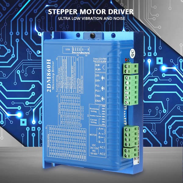 2-faset digital stepmotor driver CNC 2DM860H