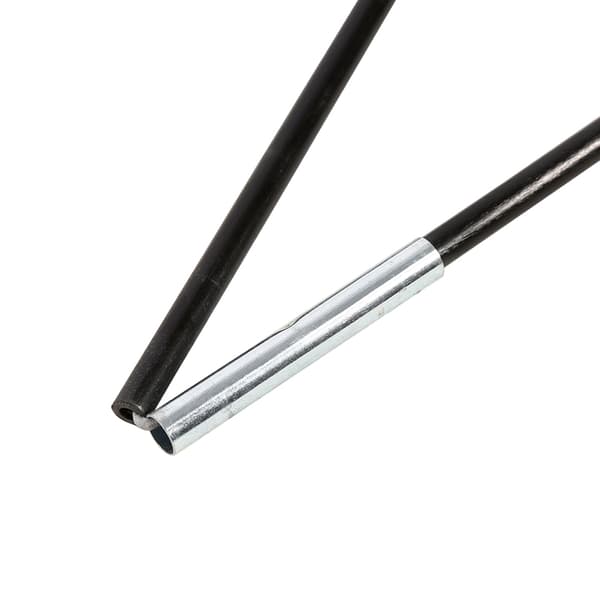 Utomhuscamping fiberglasstång Dubbla tältstångsstödramar Kit - Set med 2 delar