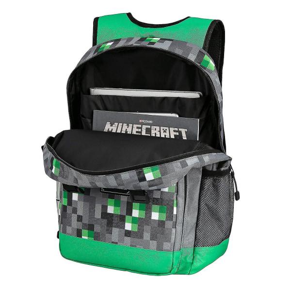 Minecraft Skolväska Grundskolebarn Skolväska Ryggsäcksstil 2 style 2
