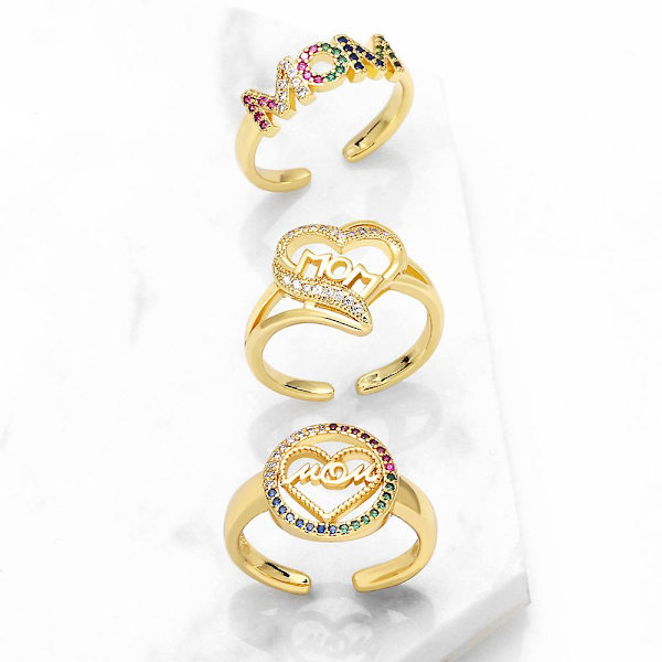 Ringpresent till mamma Zircon Vintage Modesmycken Ac8379 A