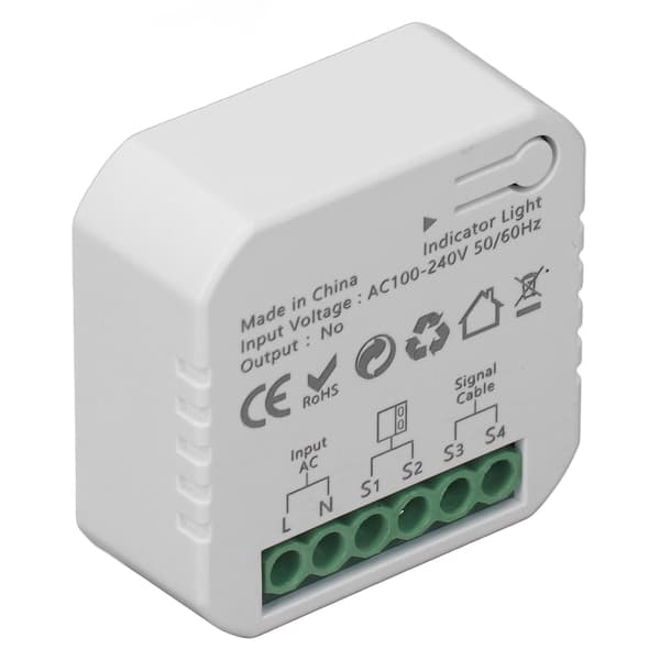 Smart Zigbee Garageport Controller Stemmefjernbetjening Rullegitteradgangsåbner 100-240V EU-stik