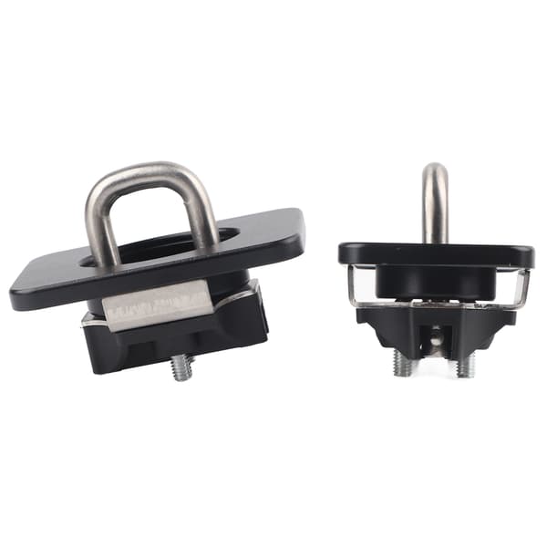 2 stk. Rustfrit Stål Tyrestang Beslag Til Lasteplads Side Tilbehør Til F150 Serie 1998‑2014 Sort