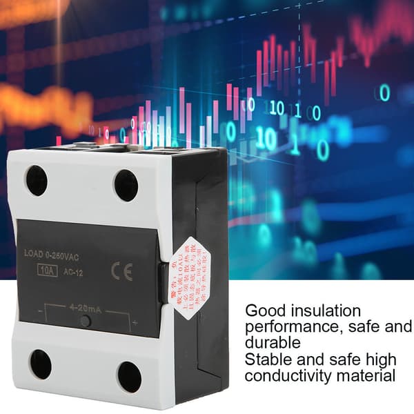 BRM 10LA 10A Solid State Relä SSR Hög Konduktivitet Industriell Strömförsörjning