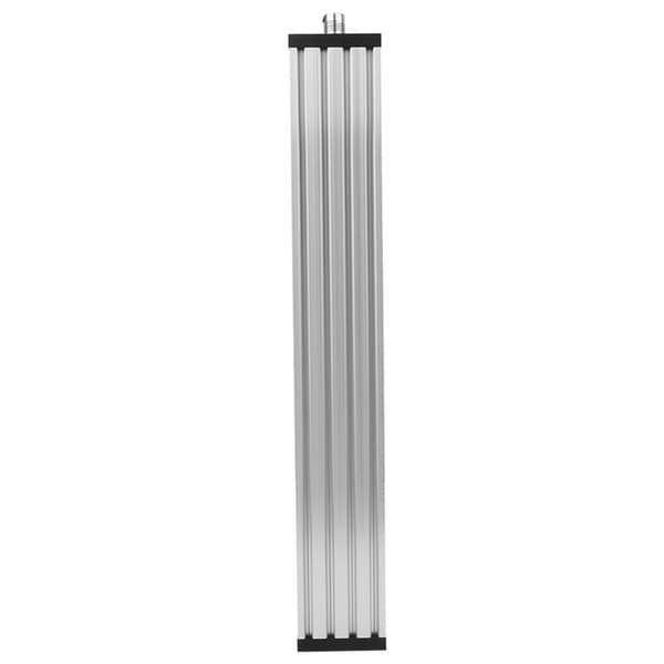 Lineær skinne glidebord aluminiumslegering 3D-printer graveringsmaskine bly 2 mm sort sølv 500 mm