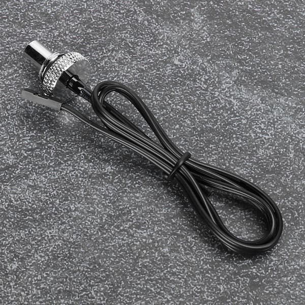 Vanntett G1/4 Temperatursensor Plugg Utvidet Feste DTCWD Terminal Sølv Datatilbehør