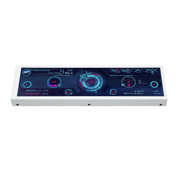 8,8 tommers IPS temperaturmonitor USB-strøm Automatisk avslåing Multifunksjonell PC CPU GPU RAM dataskjerm