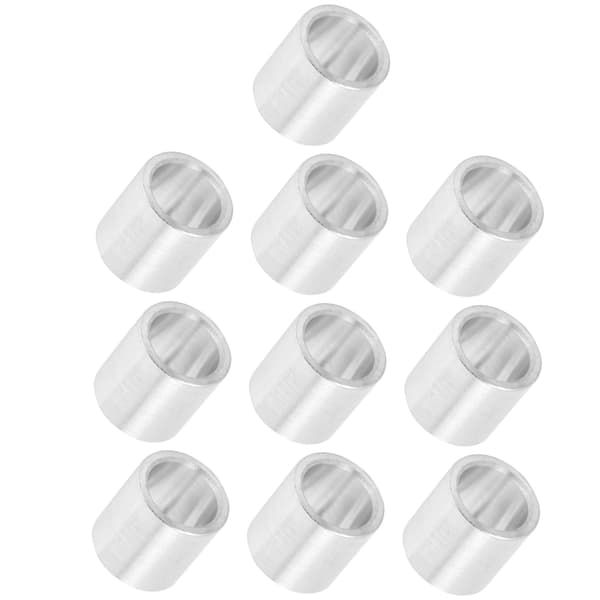 Afstandsstykke sæt i aluminiumslegering 10 stk. 8 mm udvendig diameter