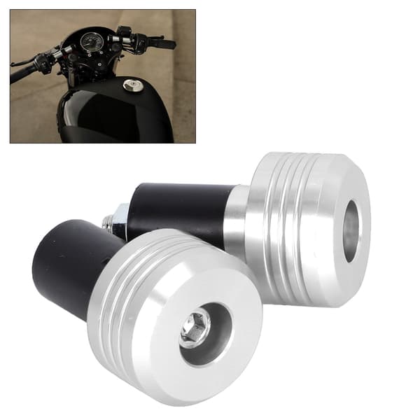 Motorcykelstyr Aluminium Propper Moto Slider Tilbehør Sølv