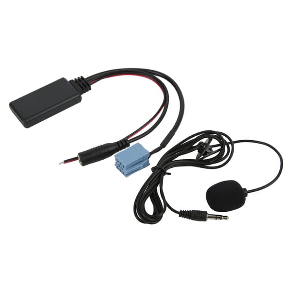 Bluetooth 5.0 AUX IN Kabel 3.5mm Jack ISO 8Pin 7 607 897 093 Håndfri Mikrofon Erstatning til Bora til Blaupunkt