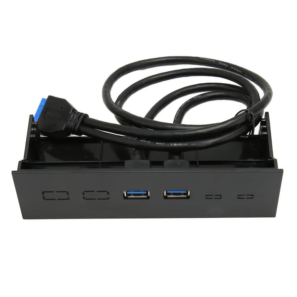5.25 Tommer Frontpanel 2 Port USB 3.0 Optisk Drev Bay med 19 Pin Stik til PC Kabinet