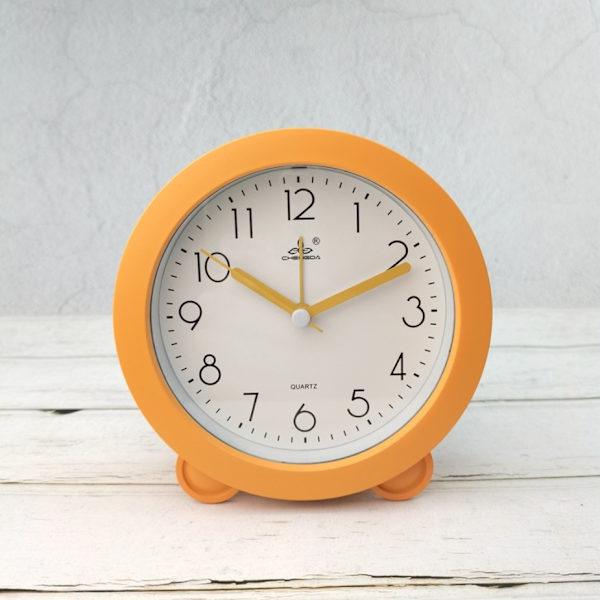 Enkel stil barnväckarklocka (orange cirkel)