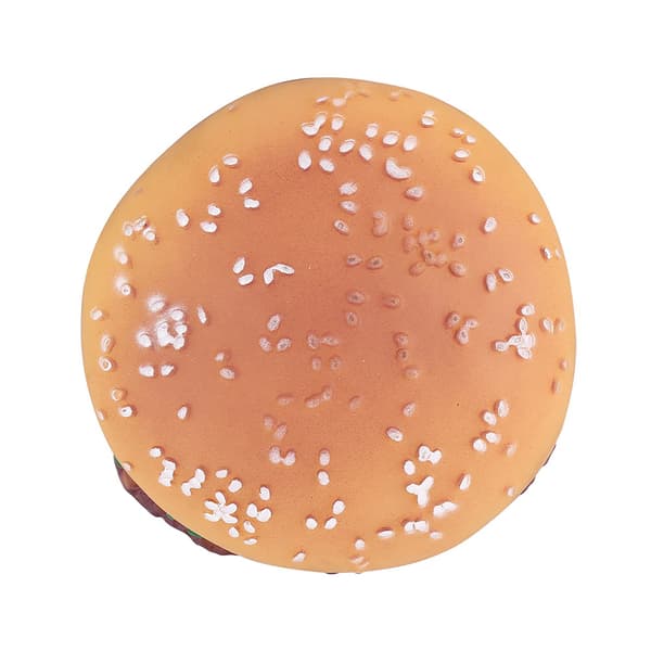 Hylende Hamburger Sjovt Hundelegetøj til Hvalpe