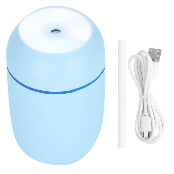 300 ml bærbar USB-lading Aromaoljediffuser Bilduftfrisker Blå Stille