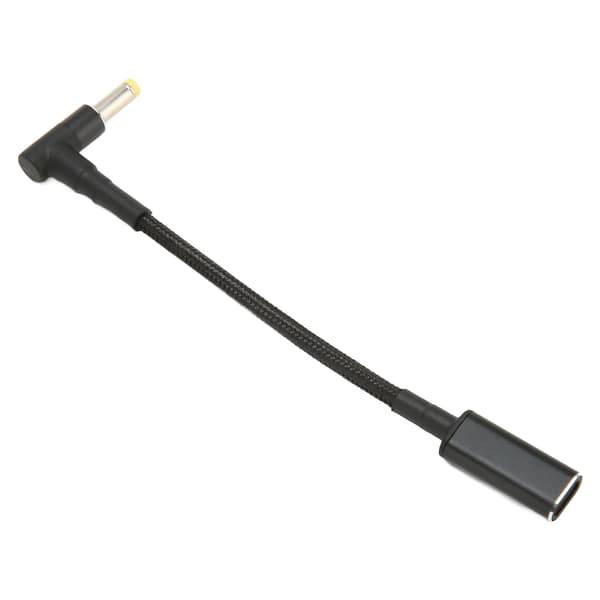 USB Typ C Hona till 4.8x1.7mm Hane Adapterkabel Dubbel PD E MARK Chip Portabel 100W USB Typ C Adapterkabel