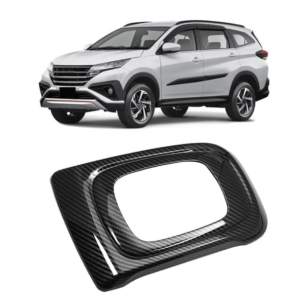 ABS Kulfiber Bil Gearskifte Panel Centerkonsol Dæk Trim Passer til Toyota RUSH 2019