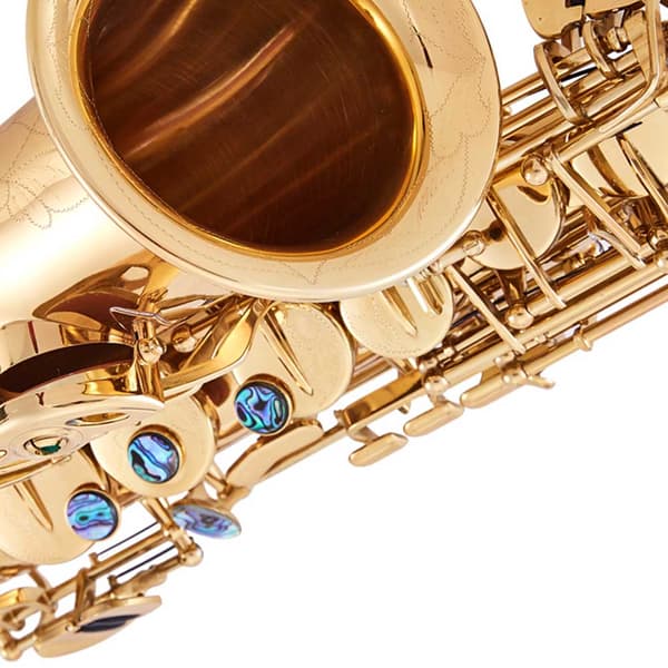 Saxofon Abalone Shell Knapp Tangenter 9st Musikinstrument Tillbehör