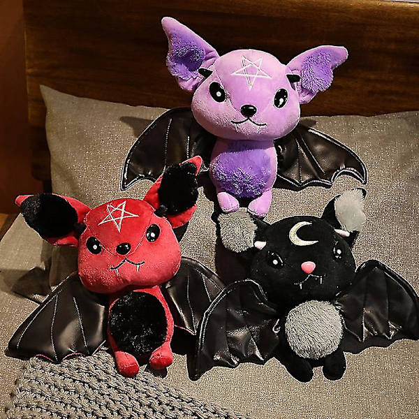 Kreativa gosedjur dockor Kawaii Dark Series Vampyr Bat Plyschleksaker Pink