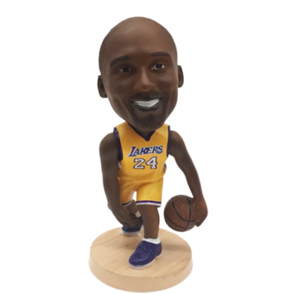 NBA koripallotähti Kobe käsintehty matkamuistolahja James tähden nukkekakku kotitoimiston koristelu (2 kpl set )