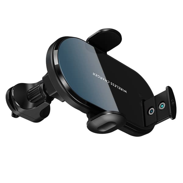 15W Trådløs Billader Hurtiglading Universal Telefonholder Dashbord Luftventilholder