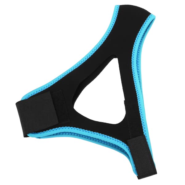 Justerbar Anti Snorkestopper Pusteassistent Søvnløsning Svart Himmelsblå Kant