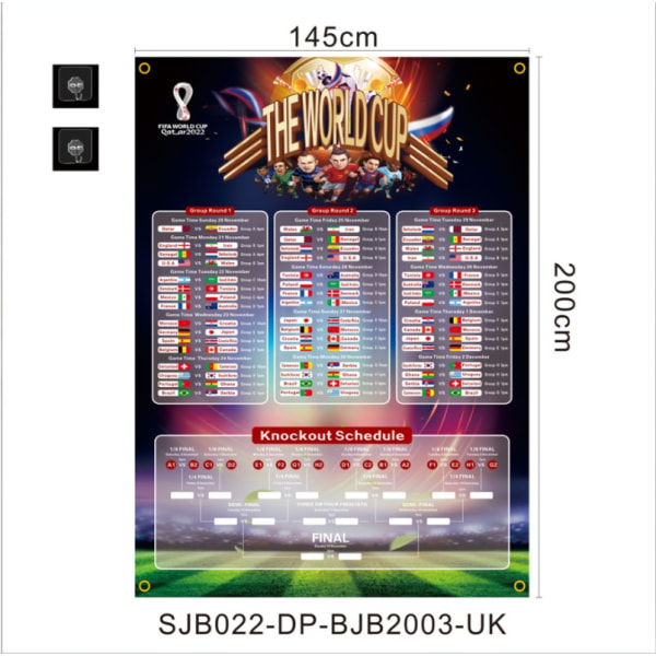 Tarr World Cup-program (SJB022-DP-BJB2003-UK)