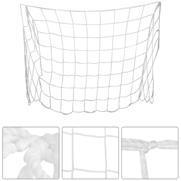 Fodboldmålnet af polypropylenfiber - 1,2 m x 0,8 m, perfekt til sportstræning